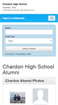 Mobile Screenshot of chardonhighschool.org