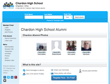 Tablet Screenshot of chardonhighschool.org